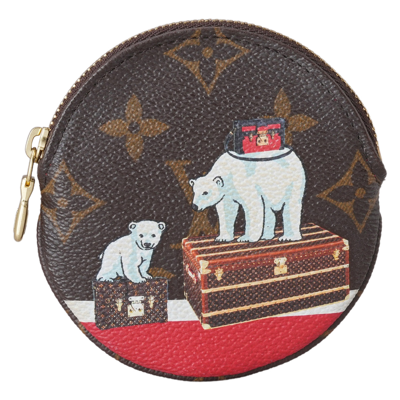 LOUIS VUITTON(USED)루이비통 북극곰 프린팅 코인퍼스